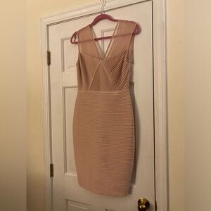 NWT CALVIN KLEIN Pink V-Neck Dress Size 10